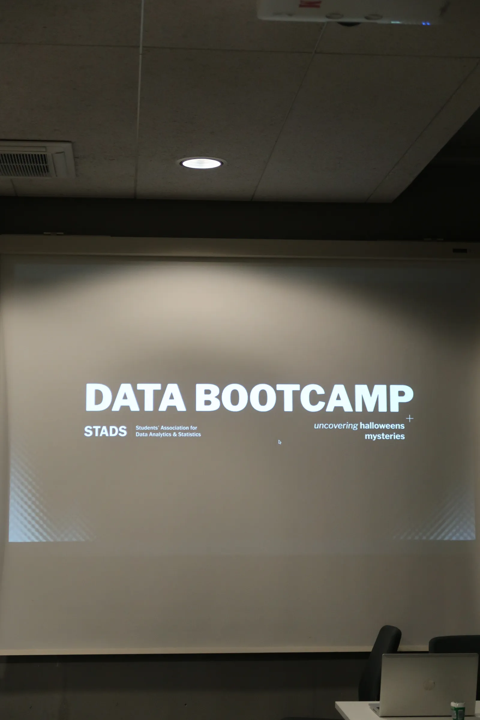 Members presenting at the STADS Data Bootcamp