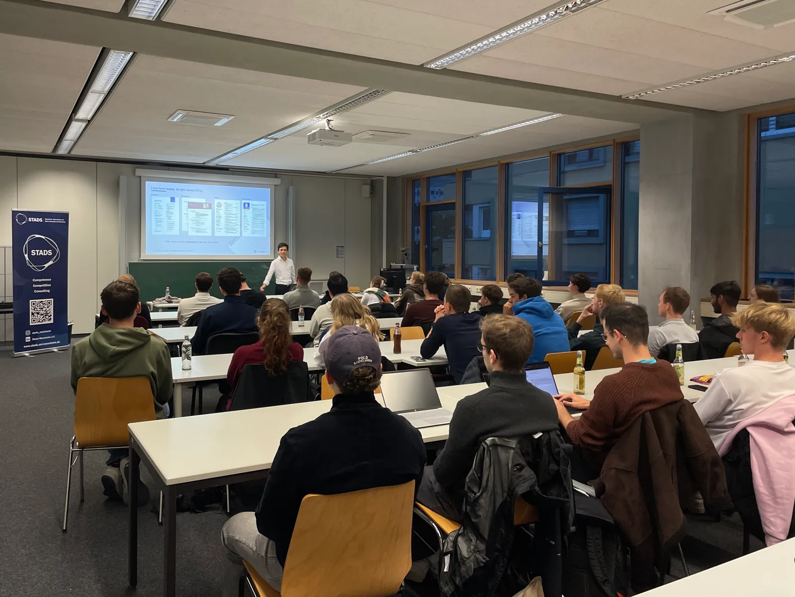 STADS members at a company CV workshop